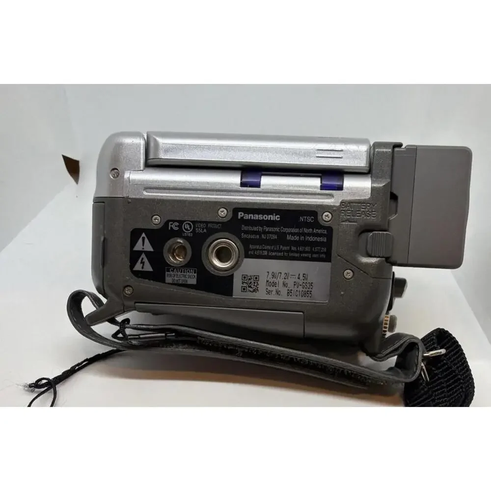 Panasonic PV-GS35 Digital Mini DV Camcorder -Tested Working Record Transfer Play